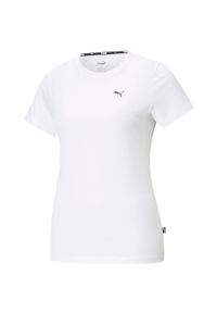 Koszulka treningowa damska Puma ESS Small Logo Tee. Kolor: biały