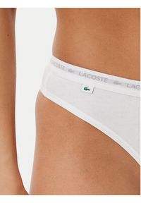 Lacoste Komplet 3 par stringów 8F1341 Kolorowy. Materiał: bawełna. Wzór: kolorowy #4