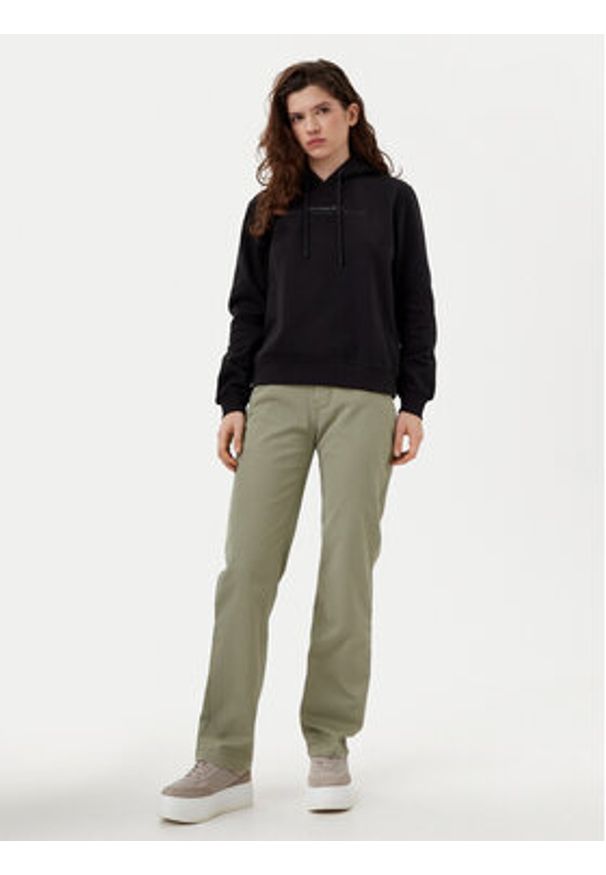 Calvin Klein Jeans Bluza Institutional Graphic J20J225494 Czarny Regular Fit. Kolor: czarny. Materiał: syntetyk, bawełna