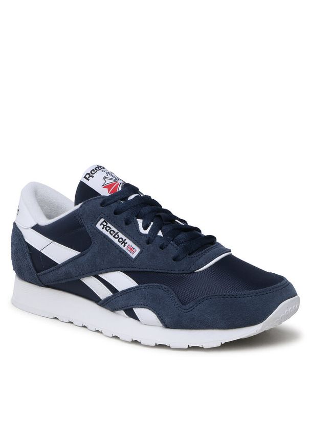 Buty Reebok. Kolor: niebieski. Materiał: nylon. Model: Reebok Nylon, Reebok Classic