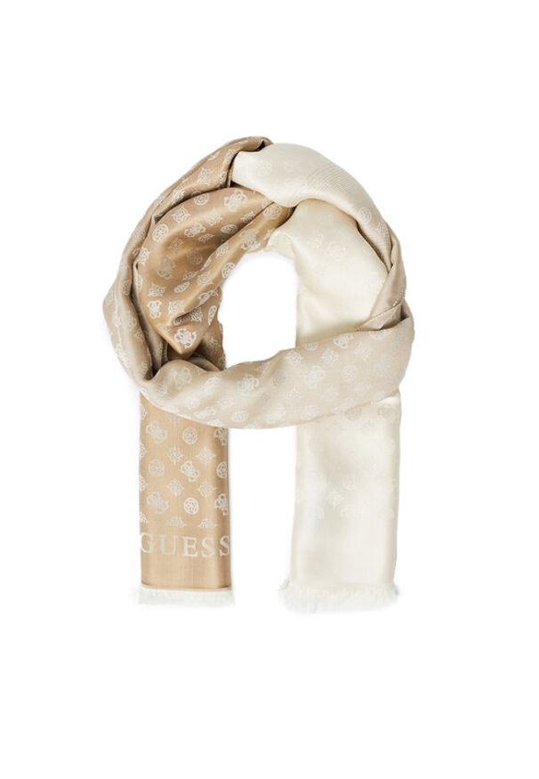Guess Szal AW5337VIS03 Beżowy. Kolor: beżowy. Materiał: syntetyk