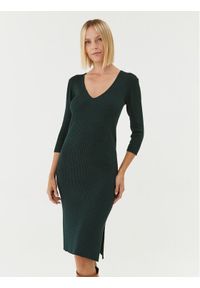 Bruuns Bazaar Sukienka dzianinowa Anemones Debbi BBW3520 Zielony Slim Fit. Kolor: zielony. Materiał: wiskoza #1