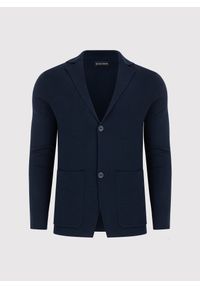 Pako Lorente - PAKO LORENTE – Dzianinowa wełniana marynarka męska. Okazja: na co dzień. Materiał: dzianina, wełna. Styl: casual, elegancki #7