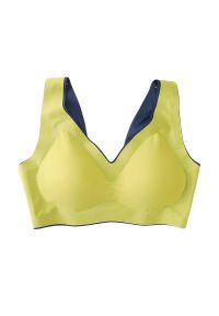 Intica - Bezszwowy biustonosz z miękkim wypełnieniem na co dzień i okazje Kyong. Kolor: beżowy. Materiał: materiał #4