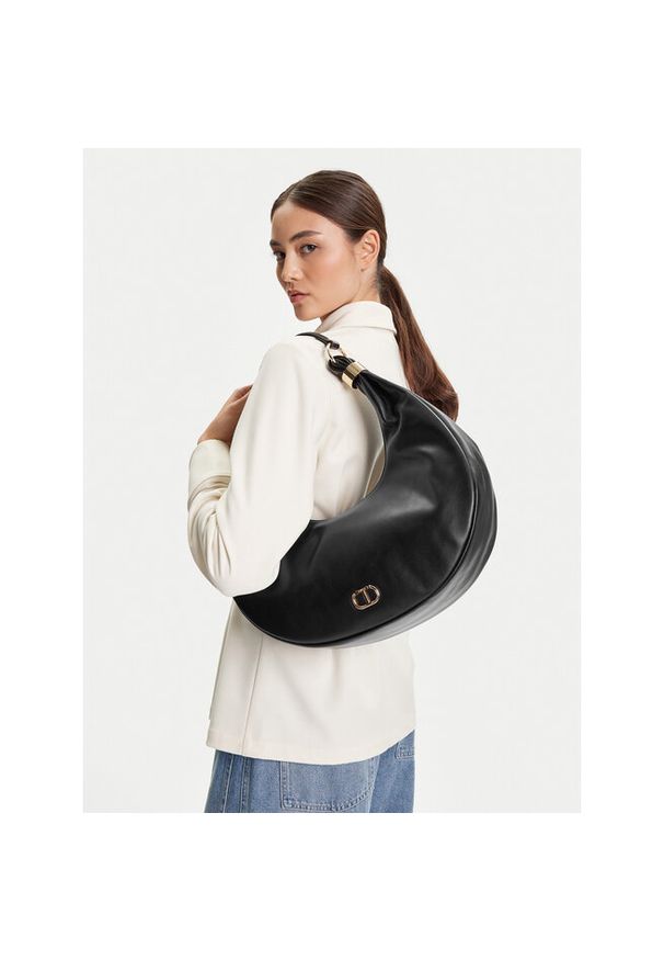 TwinSet - Torebka TWINSET. Kolor: czarny