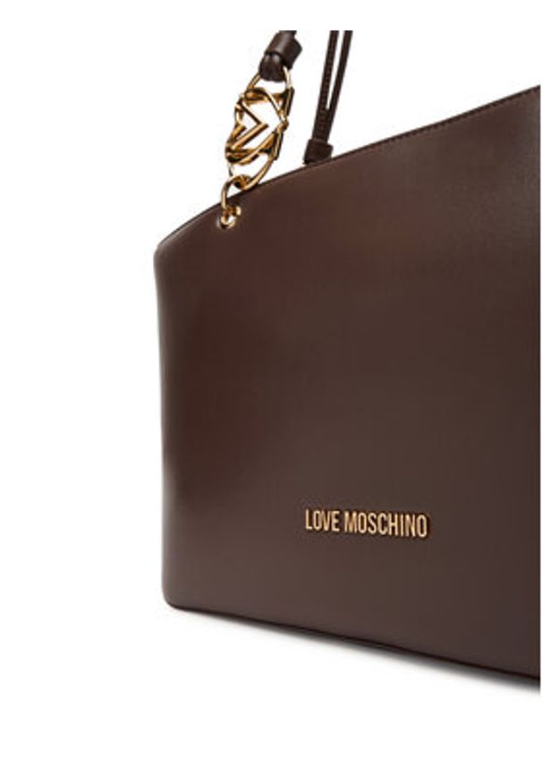 Love Moschino - LOVE MOSCHINO Torebka JC4074PP1NLF0301 Brązowy. Kolor: brązowy. Materiał: skórzane