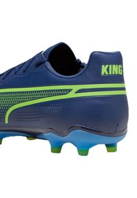 Buty piłkarskie Puma King Pro FG/AG M 107566 02 niebieskie. Kolor: niebieski. Materiał: materiał, dzianina. Szerokość cholewki: normalna. Sport: piłka nożna #5