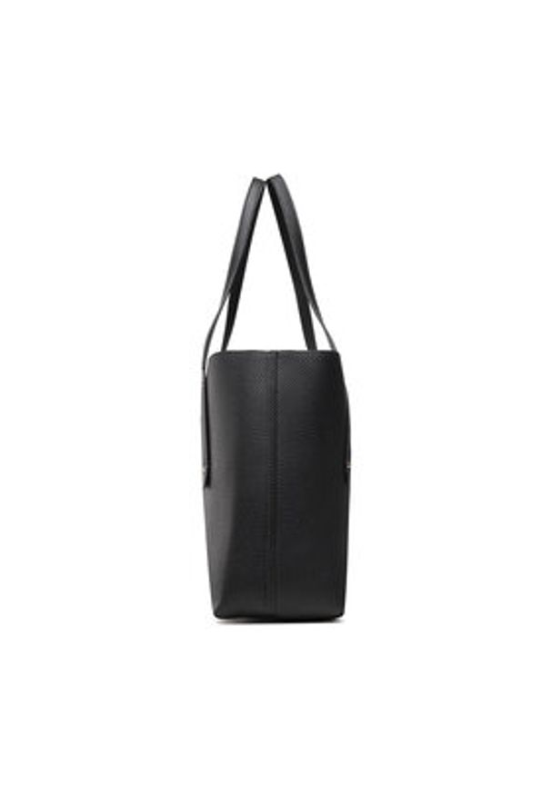 Guess Torebka Eco Brenton Tote HWEVG8 39023 Czarny. Kolor: czarny. Materiał: skórzane
