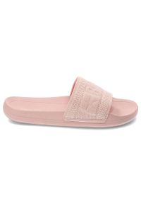 Big-Star - Różowe Klapki Big Star Wodoodporne Buty Damskie. Okazja: na co dzień, na spacer. Kolor: różowy. Wzór: aplikacja. Sezon: lato. Styl: casual, sportowy, elegancki, wakacyjny #3