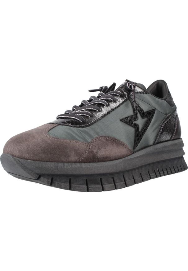 QUERCETTI - Kapcie CETTI 170097 Zielony. Kolor: zielony. Materiał: tkanina, skóra. Styl: sportowy