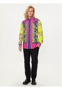 Versace Jeans Couture Koszula 76GAL21A Kolorowy Regular Fit. Materiał: bawełna. Wzór: kolorowy #4