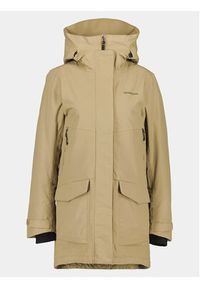 Didriksons Parka Frida Wns Parka 7 504815 Beżowy Regular Fit. Kolor: beżowy. Materiał: syntetyk #7