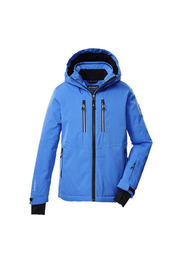 Kurtka narciarska z kapturem dla dzieci Killtec KSW 191. Typ kołnierza: kaptur. Kolor: niebieski. Sezon: zima. Sport: narciarstwo