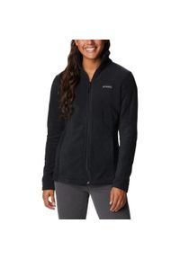 columbia - Bluza turystyczna damskie Basin Trail III Full Zip. Kolor: czarny. Materiał: polar. Długość rękawa: długi rękaw. Długość: długie. Sezon: zima, jesień. Sport: turystyka piesza