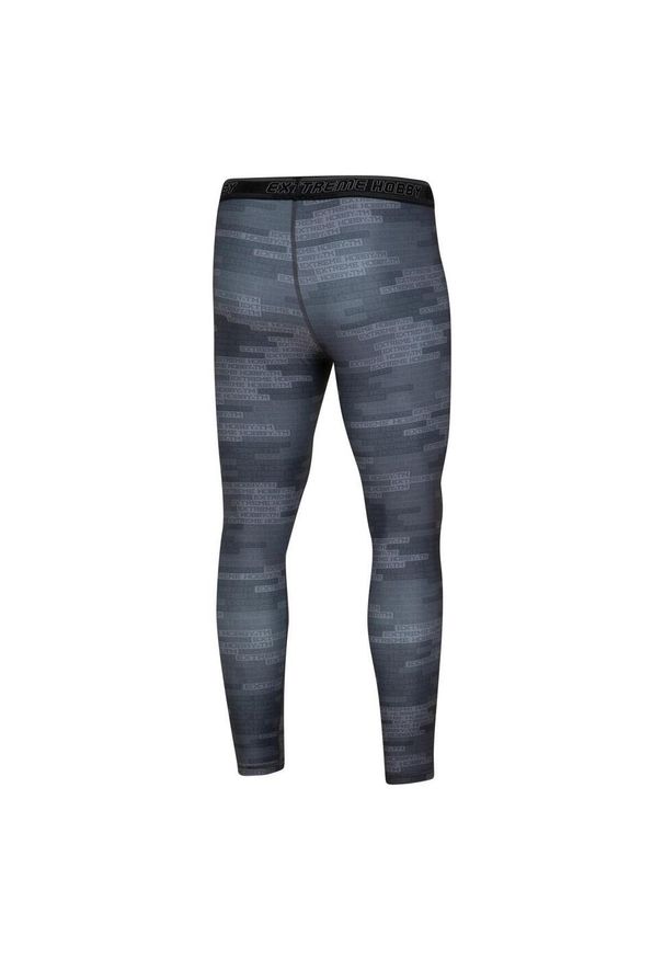 Legginsy sportowe męskie EXTREME HOBBY PARACORD. Kolor: szary. Materiał: poliester, elastan