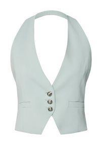 Pinko - PINKO Kamizelka 104931 A213 E28 Niebieski Regular Fit. Kolor: niebieski. Materiał: wiskoza #4