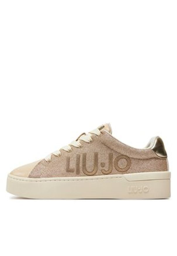 Liu Jo Sneakersy Silvia 99 BA4035 TX069 Złoty. Kolor: złoty