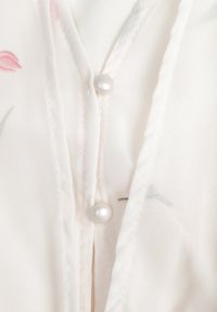 Born2be - Beżowy Szyfonowy Kombinezon z Falbanami i Wiązaniem w Pasie Rovenda. Okazja: na co dzień. Kolor: beżowy. Materiał: szyfon. Styl: casual, elegancki #7