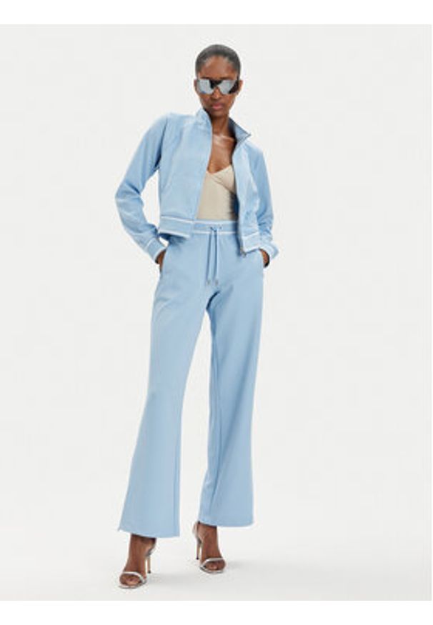 Juicy Couture Spodnie dresowe Kurt JCSBJ224418 Błękitny Regular Fit. Kolor: niebieski. Materiał: syntetyk