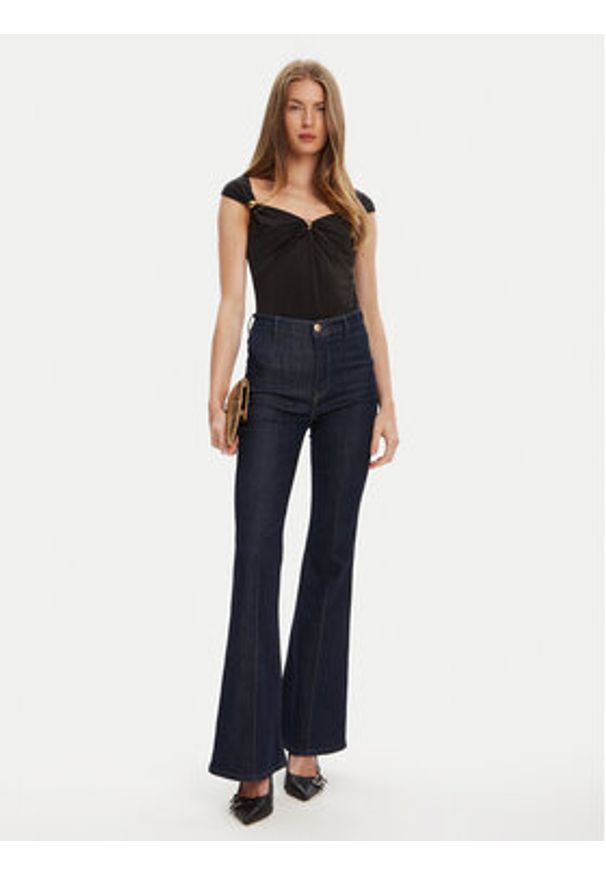 Marciano Guess Top 5YGP03 6259A Czarny Regular Fit. Kolor: czarny. Materiał: syntetyk