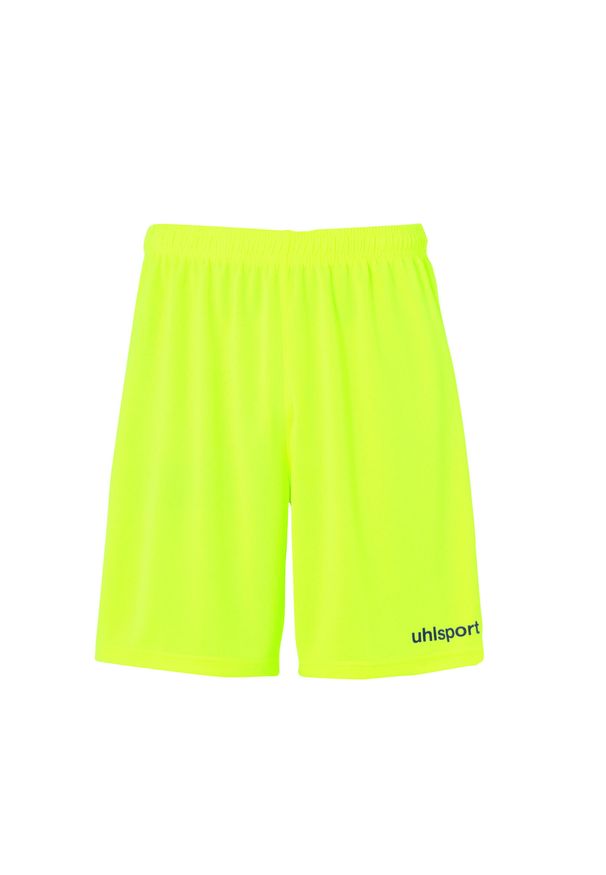 UHLSPORT - Szorty Uhlsport center basic. Kolor: czarny, wielokolorowy, żółty. Materiał: materiał. Sport: fitness, piłka nożna