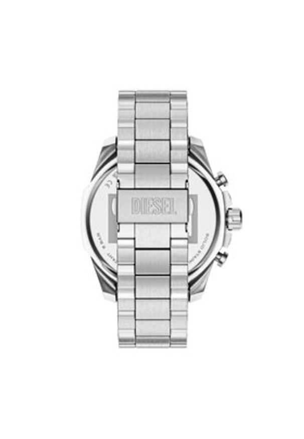 Diesel Zegarek Mega Chief Slim DZ4702 Srebrny. Kolor: srebrny
