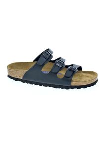 Klapki damskie Birkenstock Florida Birkoflor. Zapięcie: bez zapięcia. Kolor: czarny. Materiał: syntetyk, materiał. Sezon: lato. Sport: turystyka piesza