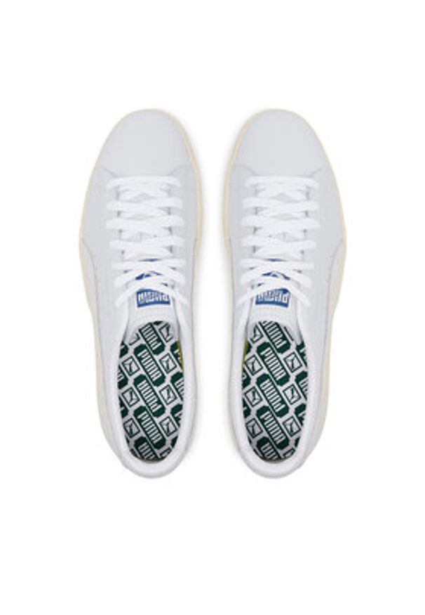 Puma Sneakersy Clyde Laundry Boys II 401043 01 Biały. Kolor: biały. Materiał: zamsz, skóra