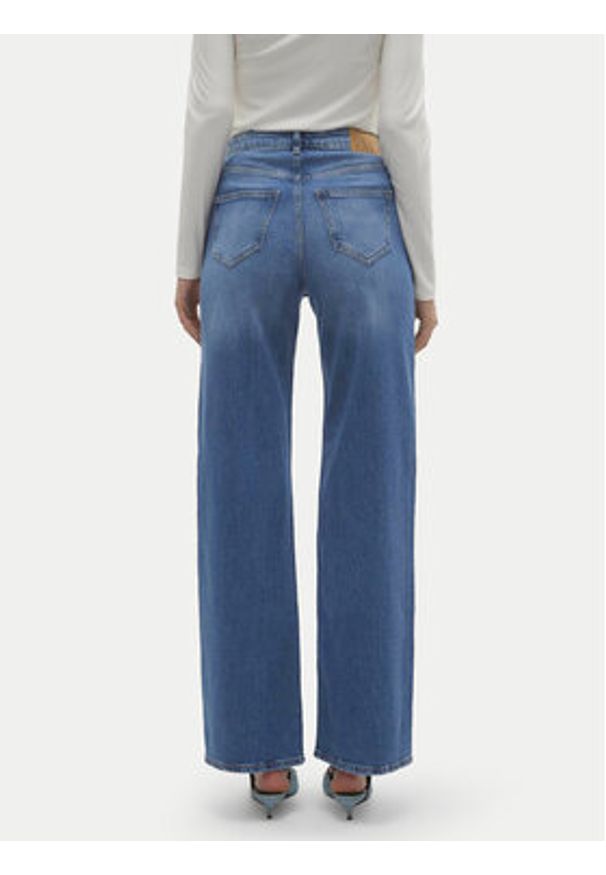 Vero Moda Jeansy Tessa 10308153 Niebieski Wide Leg. Kolor: niebieski