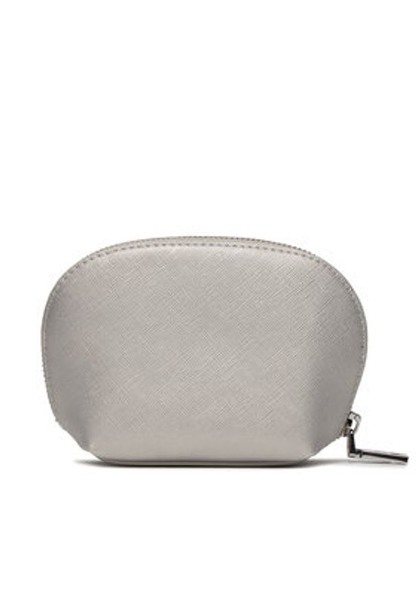 Love Moschino - LOVE MOSCHINO Kosmetyczka JC5352PP4IK2390B Srebrny. Kolor: srebrny. Materiał: skóra