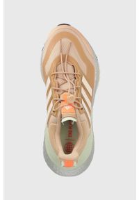 adidas Performance buty do biegania Ultraboost 22 kolor beżowy. Kolor: beżowy. Materiał: materiał, guma. Sezon: zima #2