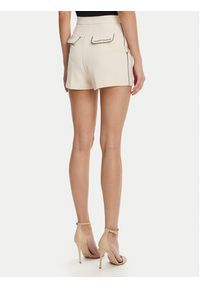 Elisabetta Franchi Szorty materiałowe SH-008-51E2 Beżowy Regular Fit. Kolor: beżowy. Materiał: syntetyk #3