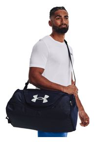 Torba treningowa uniseks Under Armour UA Undeniable 5.0 Duffle Sm - granatowa. Kolor: niebieski. Materiał: materiał, poliester