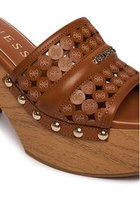 Guess Klapki FLJ2LL LEA04 Brązowy. Kolor: brązowy. Materiał: skóra #2
