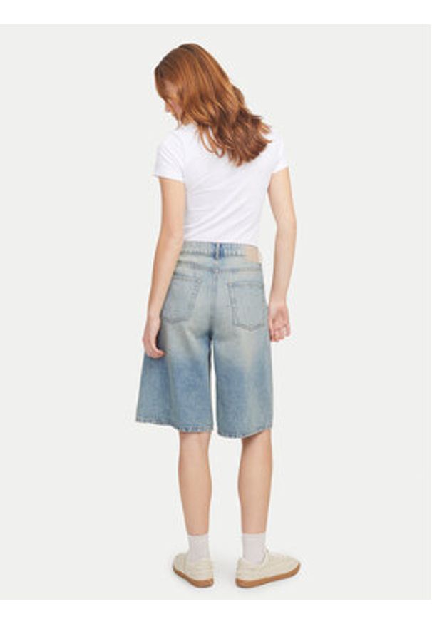 JJXX Szorty jeansowe Laura 12267288 Niebieski Relaxed Fit. Kolor: niebieski. Materiał: bawełna