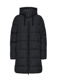 only - ONLY Płaszcz zimowy Clair 15323232 Czarny Regular Fit. Kolor: czarny. Materiał: syntetyk. Sezon: zima