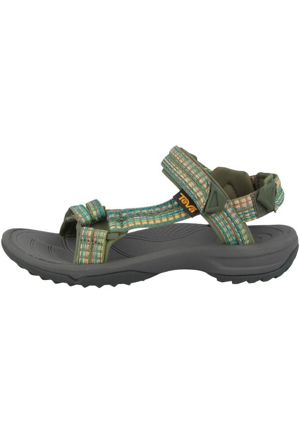 Buty do chodzenia damskie Teva Terra FI Lite. Zapięcie: rzepy. Kolor: zielony. Materiał: materiał, syntetyk. Sezon: lato. Sport: turystyka piesza