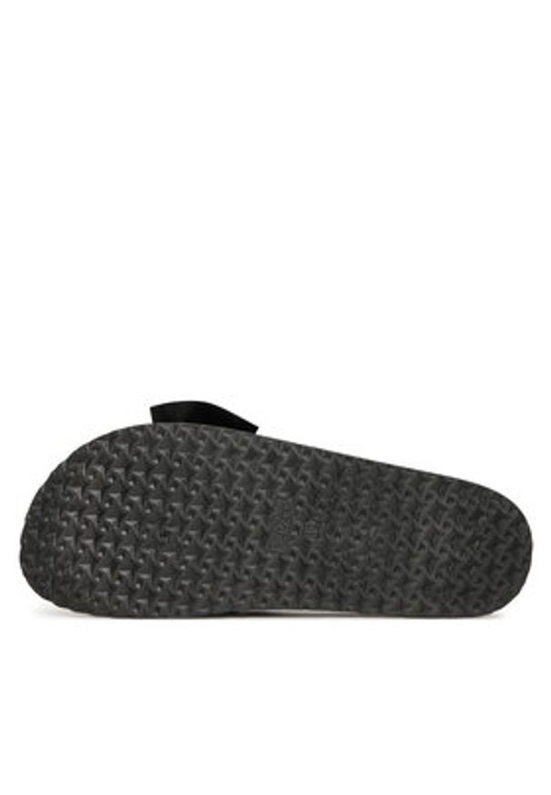 DeeZee Klapki E998-1 Czarny. Kolor: czarny. Materiał: materiał