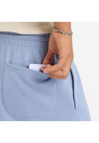 Spodenki męskie New Balance MS41520DUS – niebieskie. Kolor: niebieski. Materiał: bawełna, dresówka, materiał, poliester #3