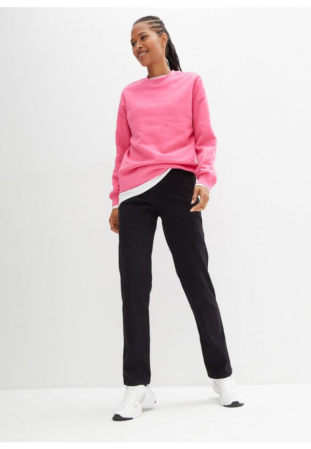 bonprix - Dżinsy Straight (2 pary), mid waist, długie. Kolor: niebieski. Długość: długie