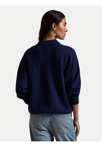 Polo Ralph Lauren Bluza 211947966007 Granatowy Relaxed Fit. Typ kołnierza: polo. Kolor: niebieski. Materiał: bawełna #3