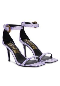 Versace Jeans Couture Sandały 80VA3S76 ZS366 Fioletowy. Kolor: fioletowy. Materiał: skóra #5