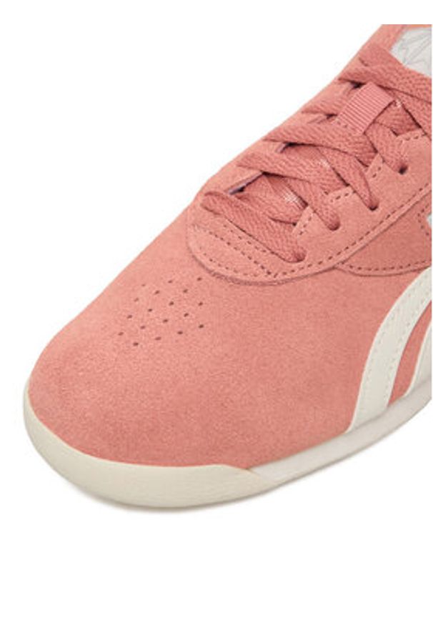 Reebok Sneakersy SS-F/S LO 100261521 Różowy. Kolor: różowy. Materiał: zamsz, skóra