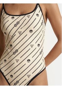 Guess Strój kąpielowy W6GZ07 K3280 Kremowy. Kolor: kremowy. Materiał: syntetyk #2