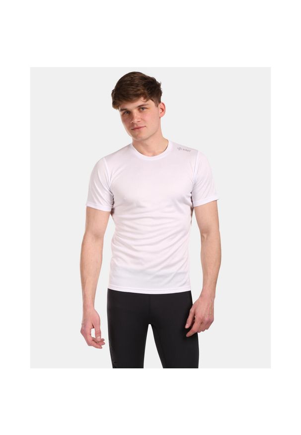 Męska koszulka funkcjonalna Kilpi DIMA-M. Kolor: biały. Sport: bieganie