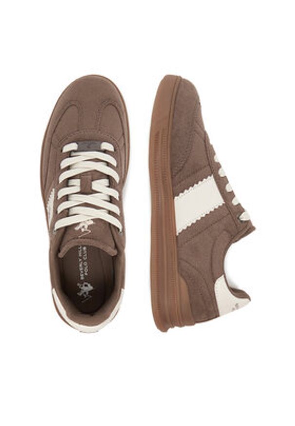 Beverly Hills Polo Club Sneakersy CEO-A1419104A Brązowy. Kolor: brązowy. Materiał: materiał