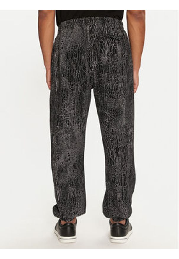 Karl Lagerfeld Jeans Spodnie dresowe 246D1005 Czarny Regular Fit. Kolor: czarny. Materiał: bawełna