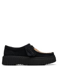 Clarks Półbuty Torhill Bee 26181189 Brązowy. Kolor: brązowy. Materiał: zamsz, skóra