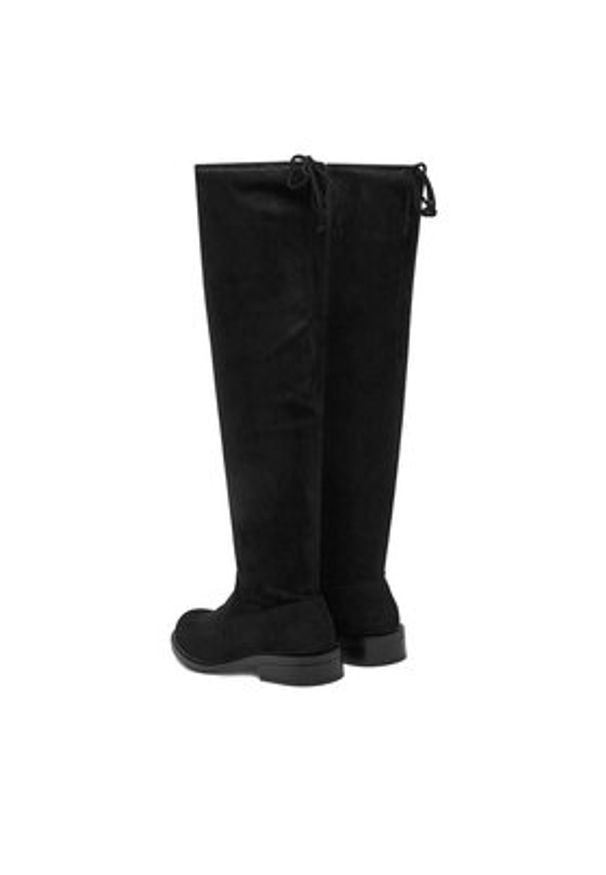 DeeZee Kozaki 001-1-BLACK SU Czarny. Kolor: czarny. Materiał: materiał