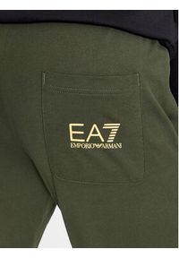 EA7 Emporio Armani Spodnie dresowe 8NPPC3 PJ05Z 0845 Zielony Regular Fit. Kolor: zielony. Materiał: bawełna #5